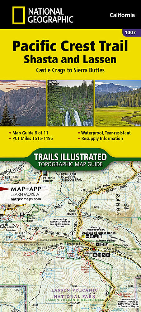 PCT California, Shasta & Lassen: Map #1007
