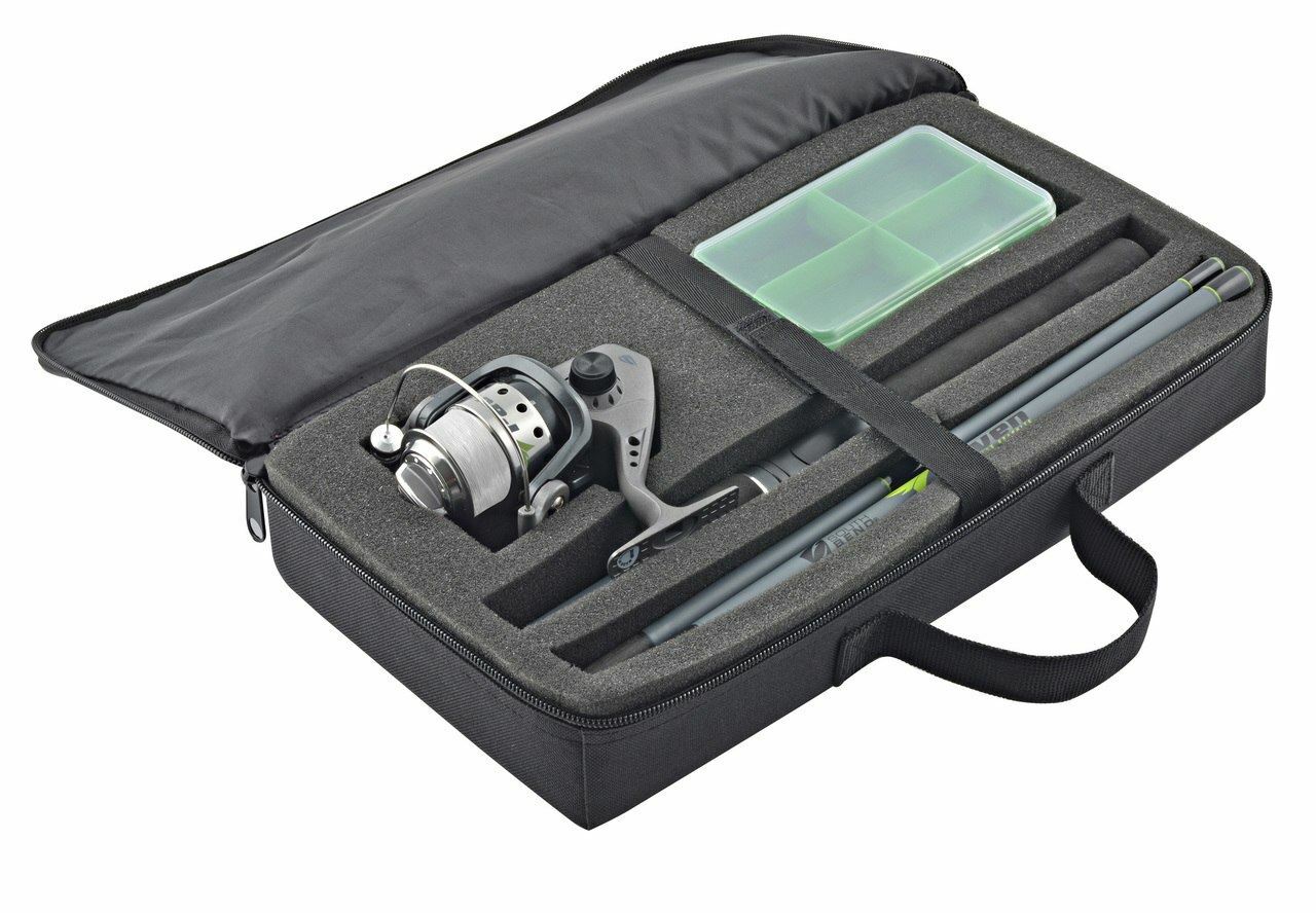 South Bend Fishing Raven 6-Section 6' Spinning Rod / Reel Combo Travel Pack