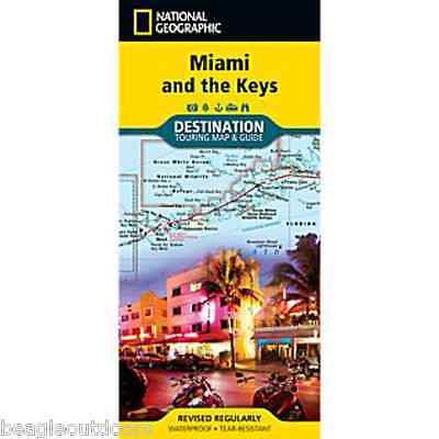 National Geographic Destination Travel Map Miami and the Keys DM01020692