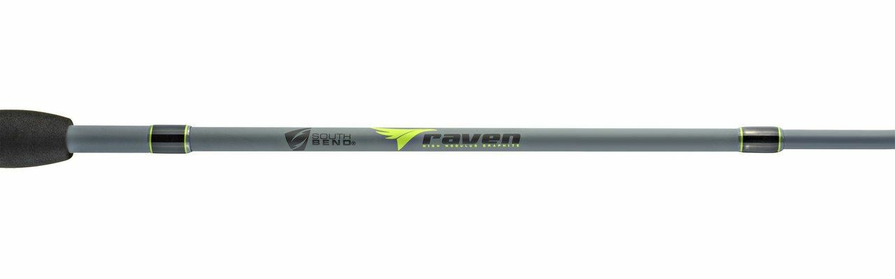 South Bend Fishing Raven 6-Section 6' Spinning Rod / Reel Combo Travel Pack
