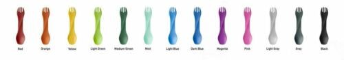 Humangear GoBites Uno Spoon/Fork Combo Utensil Pink OEM - Sturdy BPA-Free Nylon