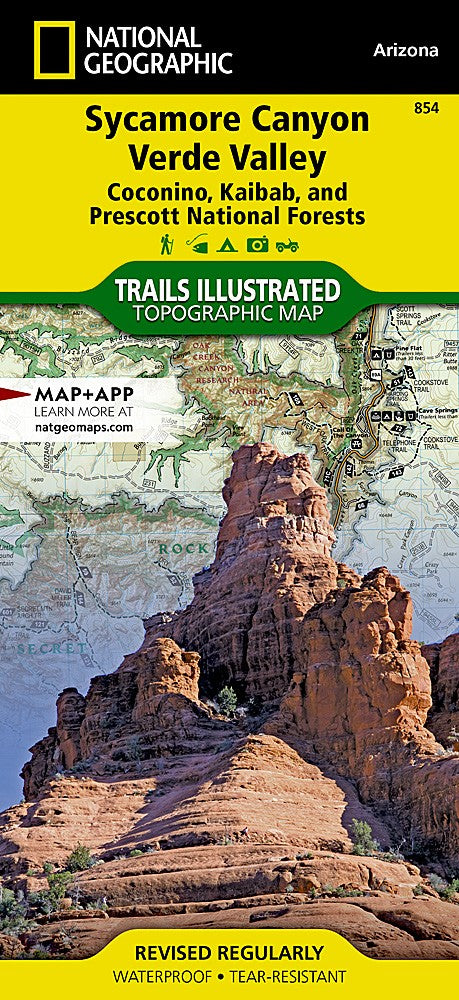 Coconino National Forest AZ Waterproof Map Bundle Pack Hiking Camping