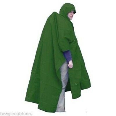 Equinox Terrapin Ultralite Rain Poncho w/Extension Asstd. Colors 58"x104"