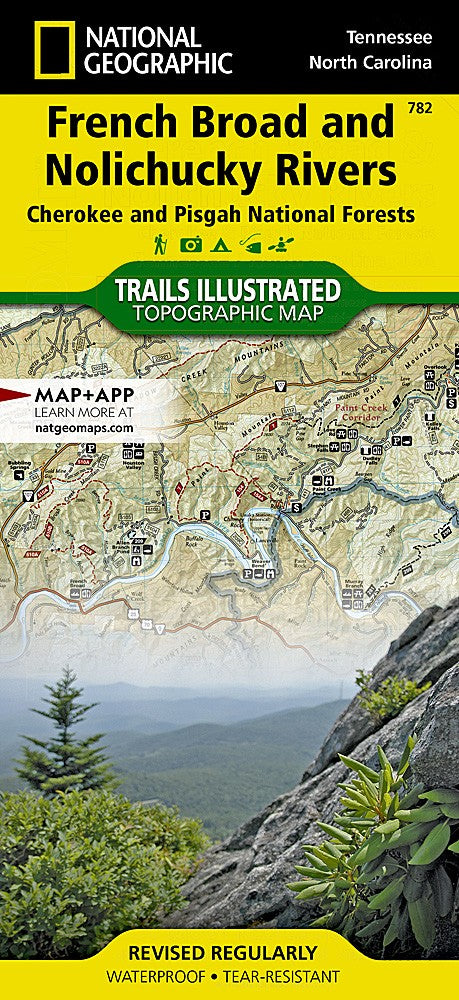 Pisgah National Forest NC Waterproof Topo Map Bundle Pack Hiking Camping