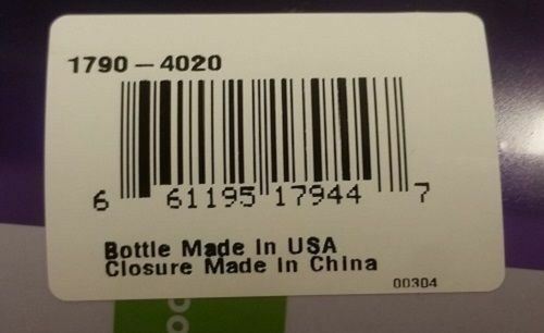 Nalgene Multidrink Sustain 20oz Purple Bottle w/Gray Cap BPA-Free