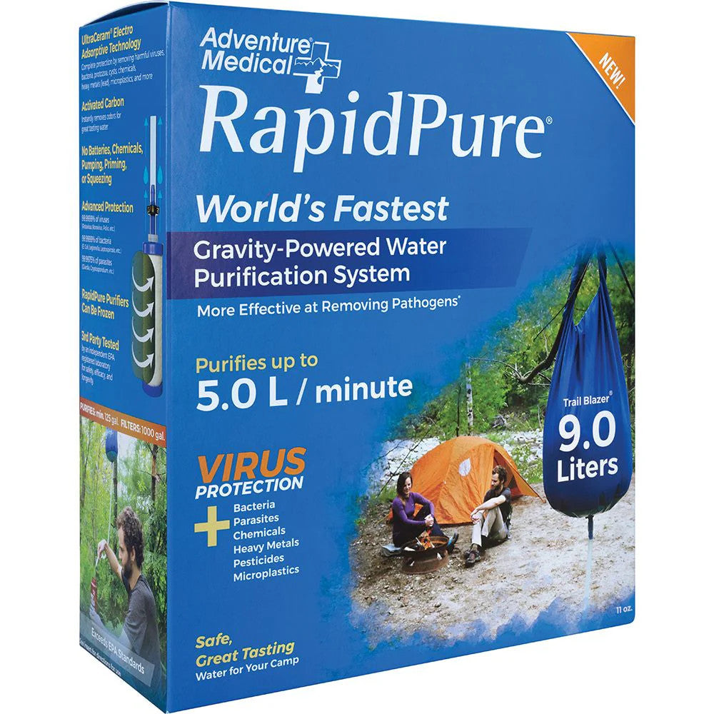 Adventure Medical RapidPure Trail Blazer Gravity Water Purifier w/Bag &amp; Hose