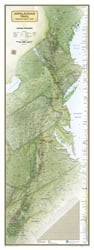 National Geographic Wall Map Appalachian Trail Laminated RE01020743 image 0