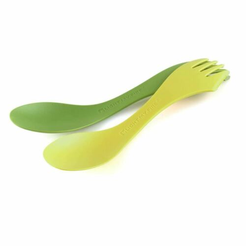 Light My Fire Spork Extra-Medium XM Spoon-Fork-Knife Utensil Lime/Green 2-Pack image 0