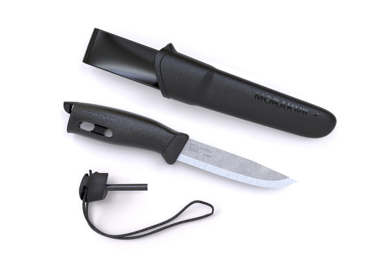 Morakniv Companion Spark Knife w/Sheath Black Retail M-13567 image 0