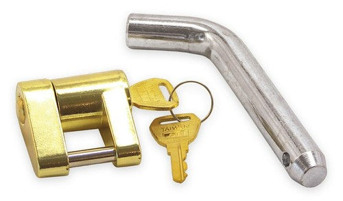 Shoreline Marine Trailer Hitch Coupler Latch Lock w/5/8" Receiver Pin &amp; 2 Keys image 0