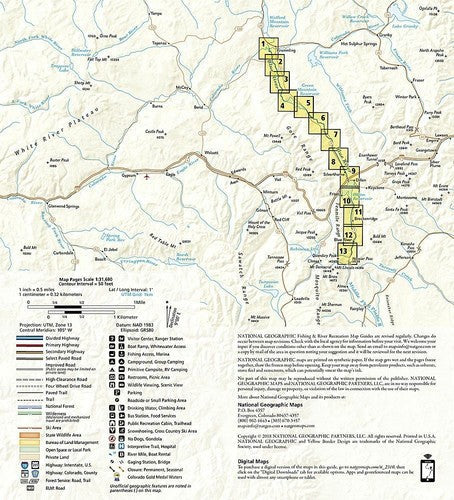 Blue River Fishing &amp; River Recreation Map Guide 2310 image 2