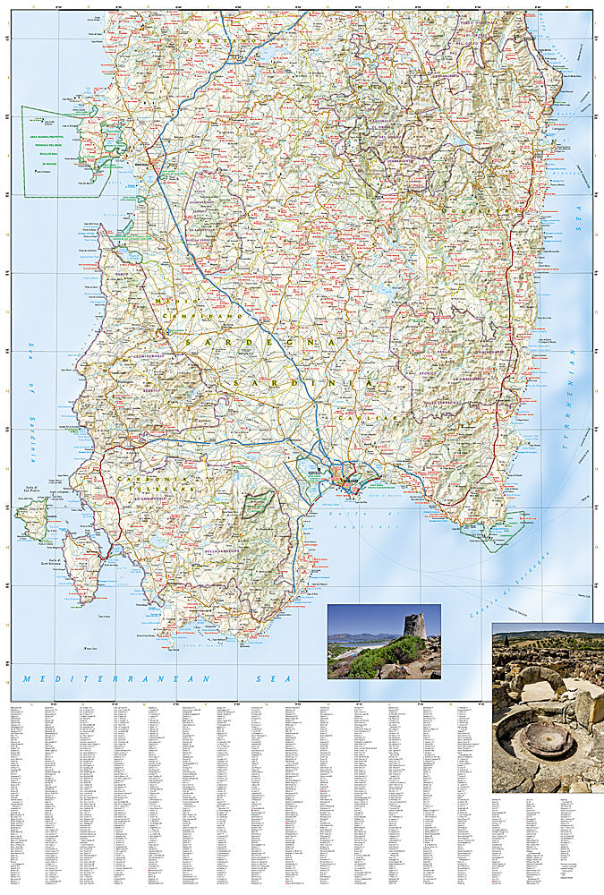National Geographic Trails Illustrated Map â€“ Adventure Island of Sardinia, image 2