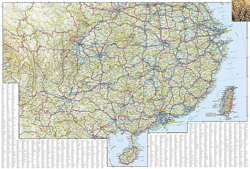 National Geographic Adventure Map China East AD00003008 image 2