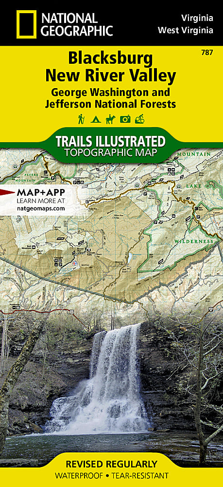 National Geographic Trails Illustrated Map Pack â€“ Jefferson National Forest VA image 2
