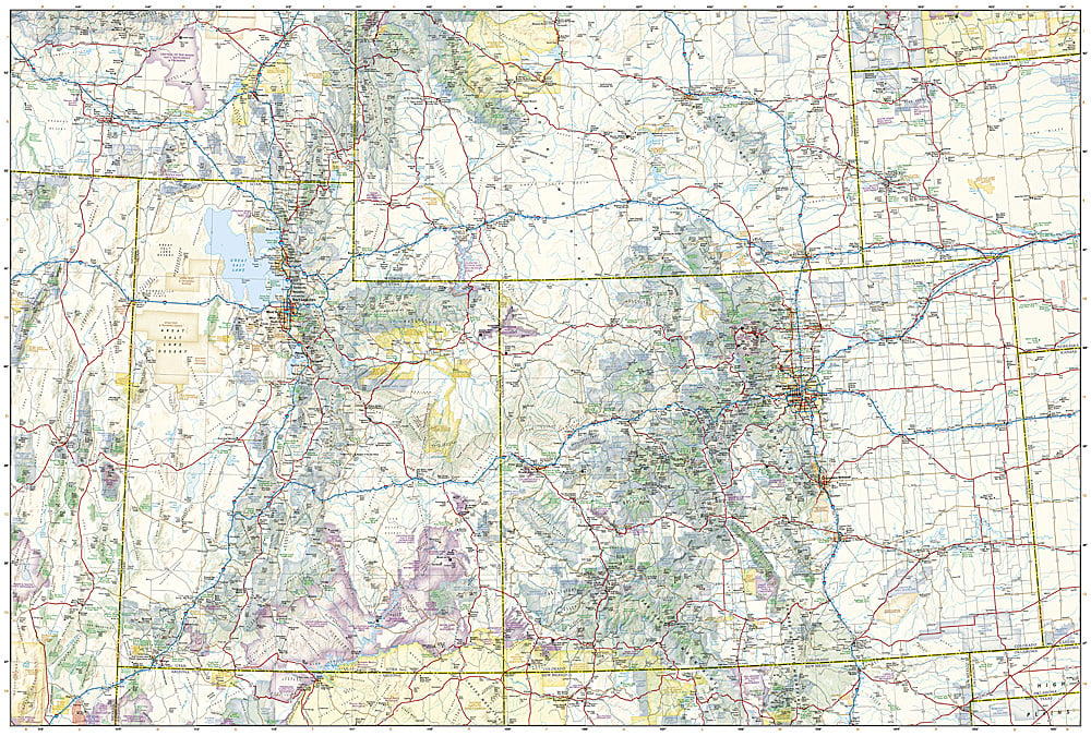 National Geographic Trails Illustrated Map â€“ Adventure US Rocky Mountains image 2