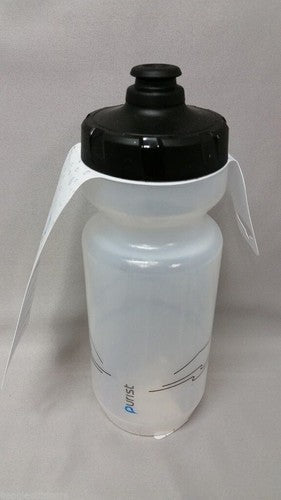 Specialized Purist 22oz Bicycle Water Bottle Clear Mountains w/Black MoFlo Lid image 1