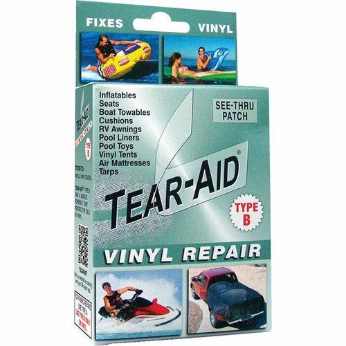 Tear-Aid Patch Kit w/Tape, Patches &amp; Alcohol Prep Type B - All Vinyl Repair image 0