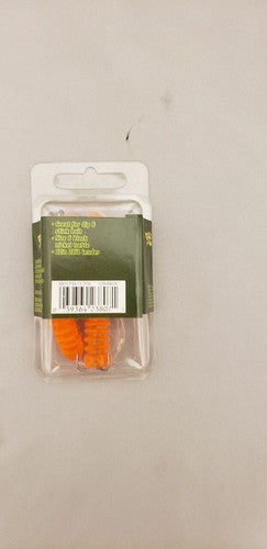 Mudville Catmaster Orange Dip Worm/Bait Catfish Lure w/Treble Hook/Leader 2-Pack image 1