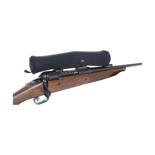 Neoprene Scope Cover Large - Reversible Camo & Black - 15" Rifle Scope image 1
