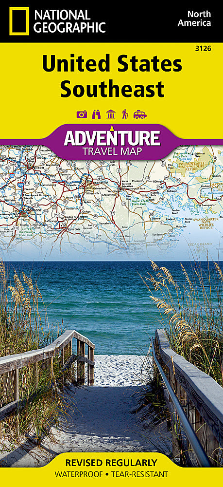 National Geographic Trails Illustrated Map – Adventure US Southeast AD00003126 image 0