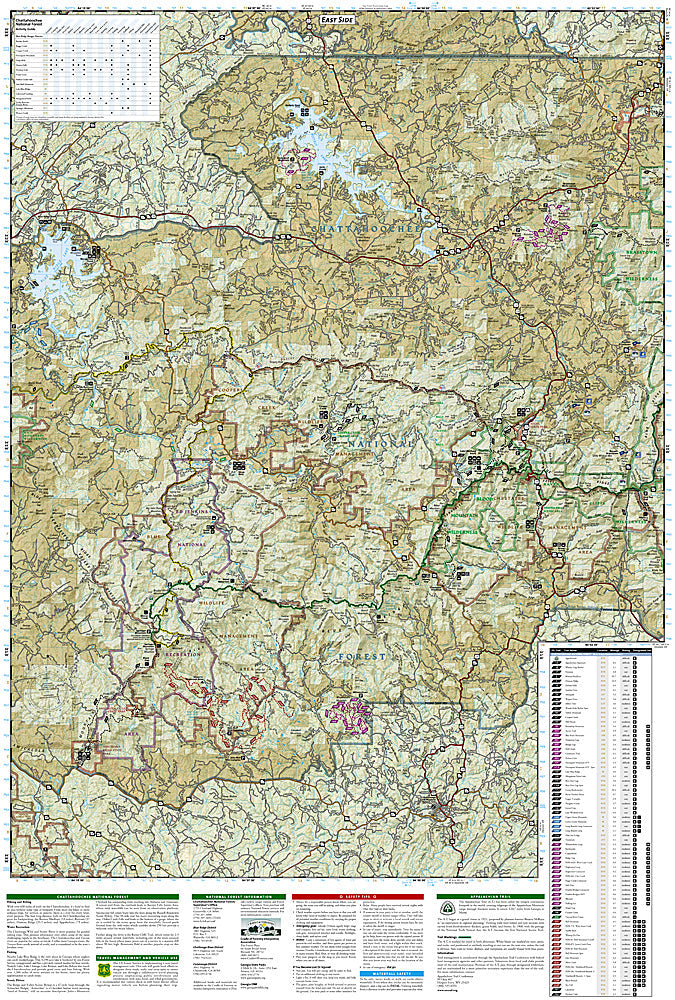 National Geographic Trails Illustrated GA / SC Chattahoochee Map Pack 1020451 image 3