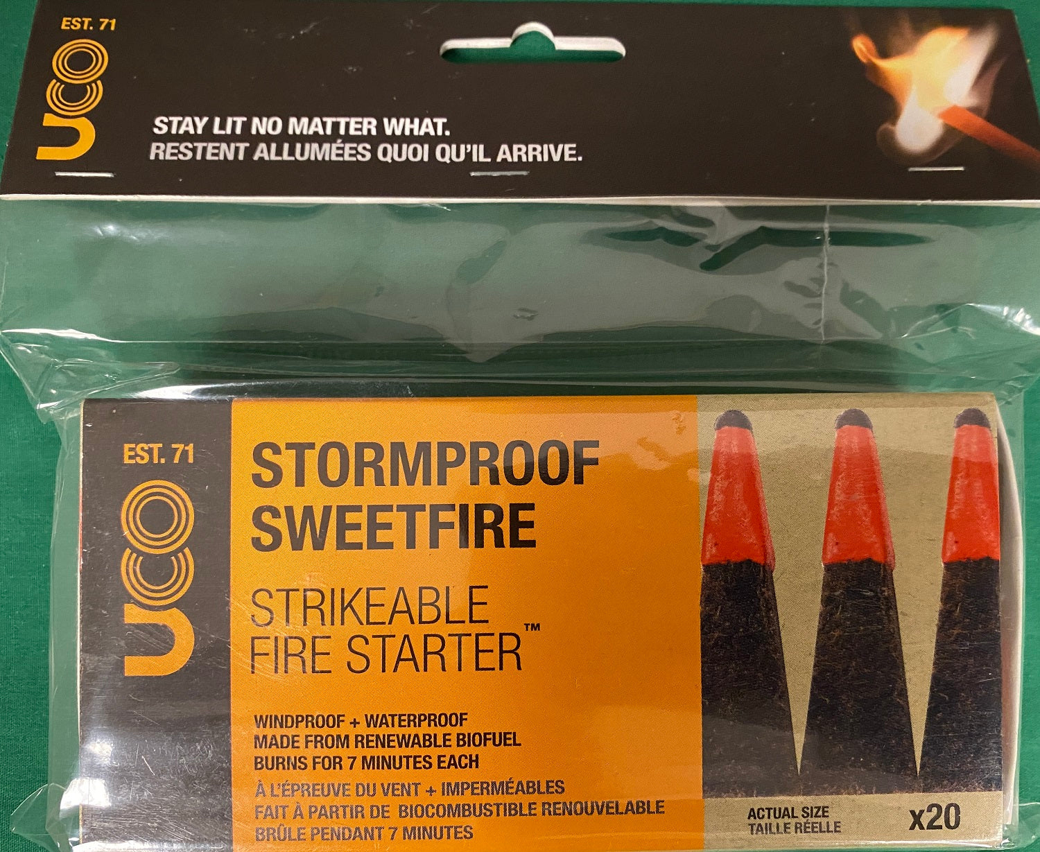 UCO Stormproof Sweetfire Firestarter 20-Pack MT-SM-SFP image 7