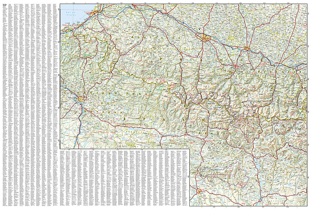 National Geographic Pyrenees &amp; Andorra Adventure Travel Map image 2