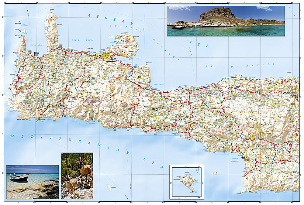 National Geographic Trails Illustrated Map â€“ Adventure Island of Crete Greece image 2