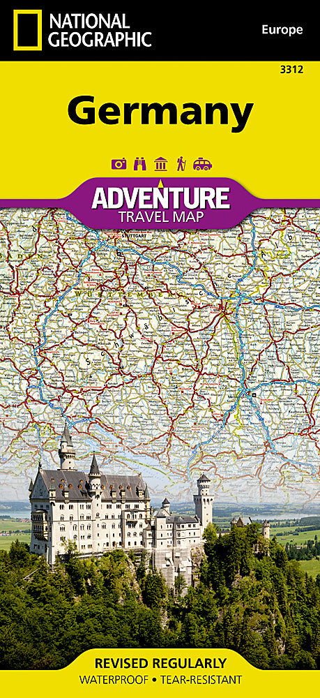 National Geographic Trails Illustrated Map â€“ Adventure Germany Europe AD00003312 image 0