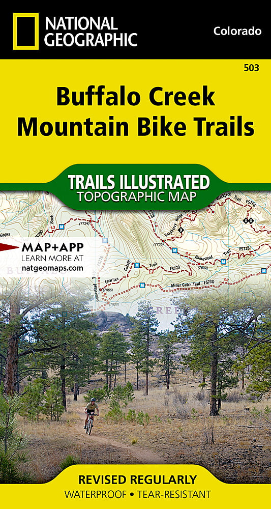 National Geographic Trails Illustrated CO Buffalo Creek Mtn Bike Trail Map 503 image 0
