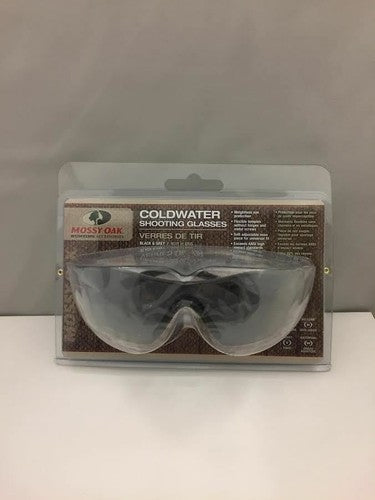 Mossy Oak Coldwater Black/Gray Shooting Glasses - Filters UV, Universal Fit image 1