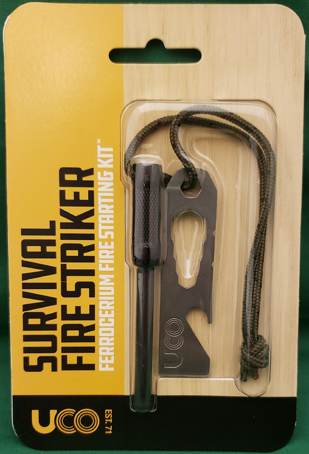 UCO Survival Fire Striker Ferro Rod w/Multi-Tool Black MT-FS-SVKIT image 5