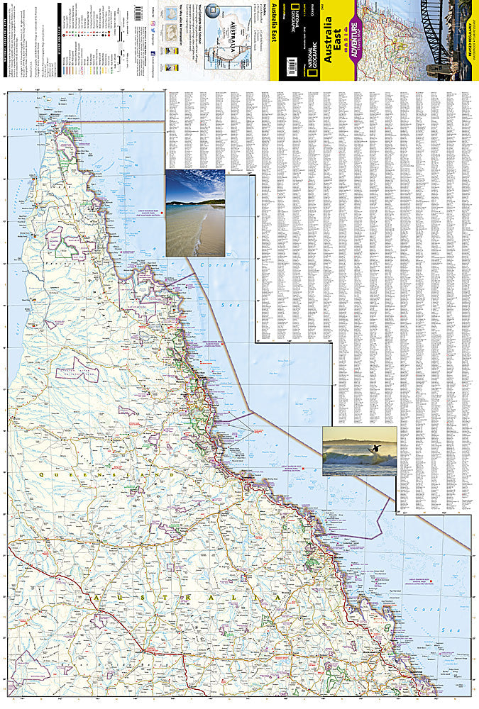 National Geographic Trails Illustrated Map â€“ Adventure Australia East AD00003502 image 1
