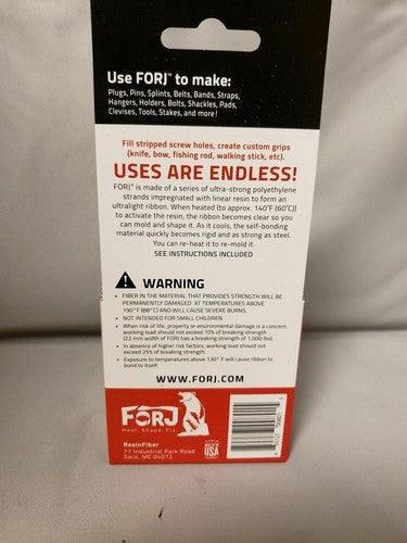 Forj Compact &amp; Lightweight Thermoplastic Repair Tape/Ribbon - Strong As Steel! image 4