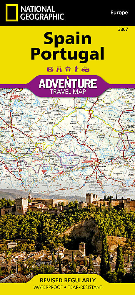 National Geographic Spain &amp; Portugal Adventure Travel Map image 0