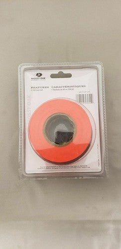 Mossy Oak Hunting Blaze Orange Reflective Flagging Tape 150' Rolls 3-Pack image 2