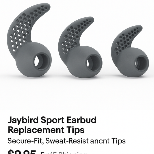 Jaybird Sport Earbud Replacement Tips â€“ Secure Fit, Sweat-Resistant, All Sizes image 0
