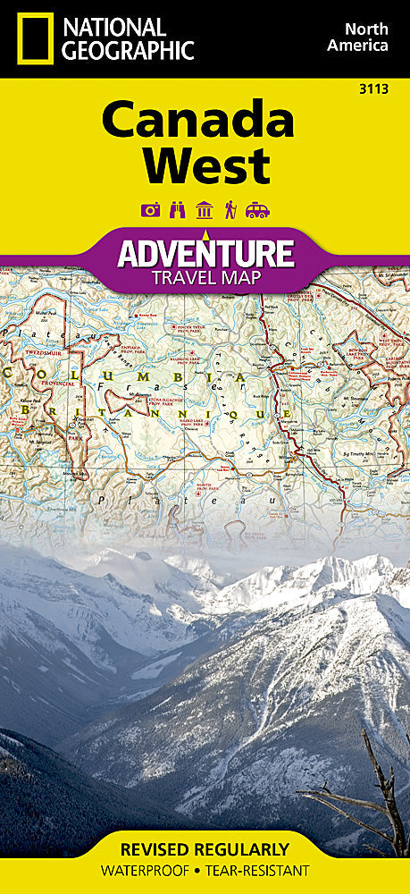 National Geographic Trails Illustrated Map – Adventure Canada West AD00003113 image 0