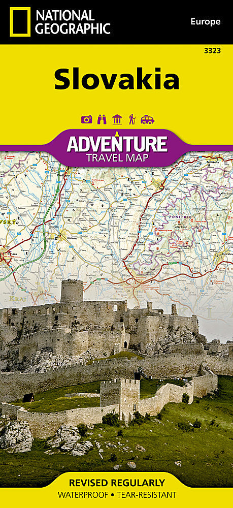 National Geographic Adventure Map Slovakia Europe AD00003323 image 0