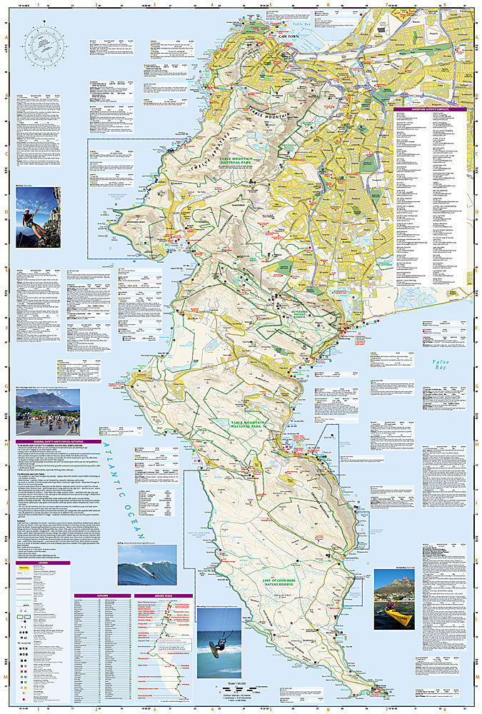 National Geographic Trails Illustrated Map â€“ Adventure Cape Town &amp; Surrounds image 2