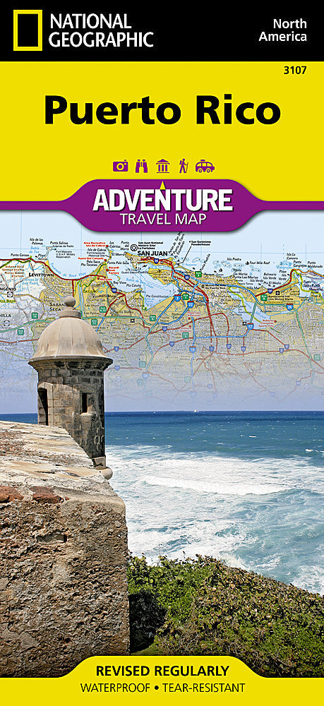 National Geographic Trails Illustrated Map – Adventure Puerto Rico / San Juan image 0