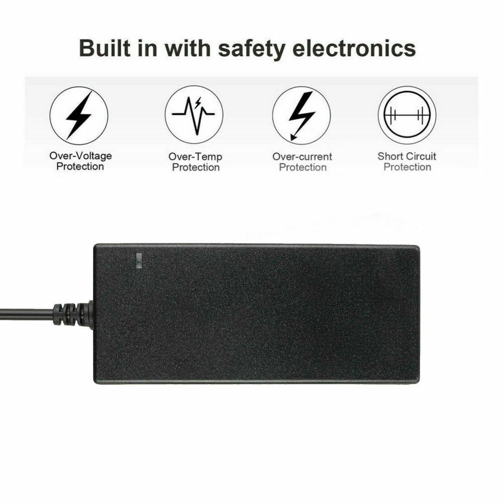 Tangled Trails Outdoor Gear 42V 2A electric bike battery charger with plug for 36V Li-ion ebike and scooter batteries