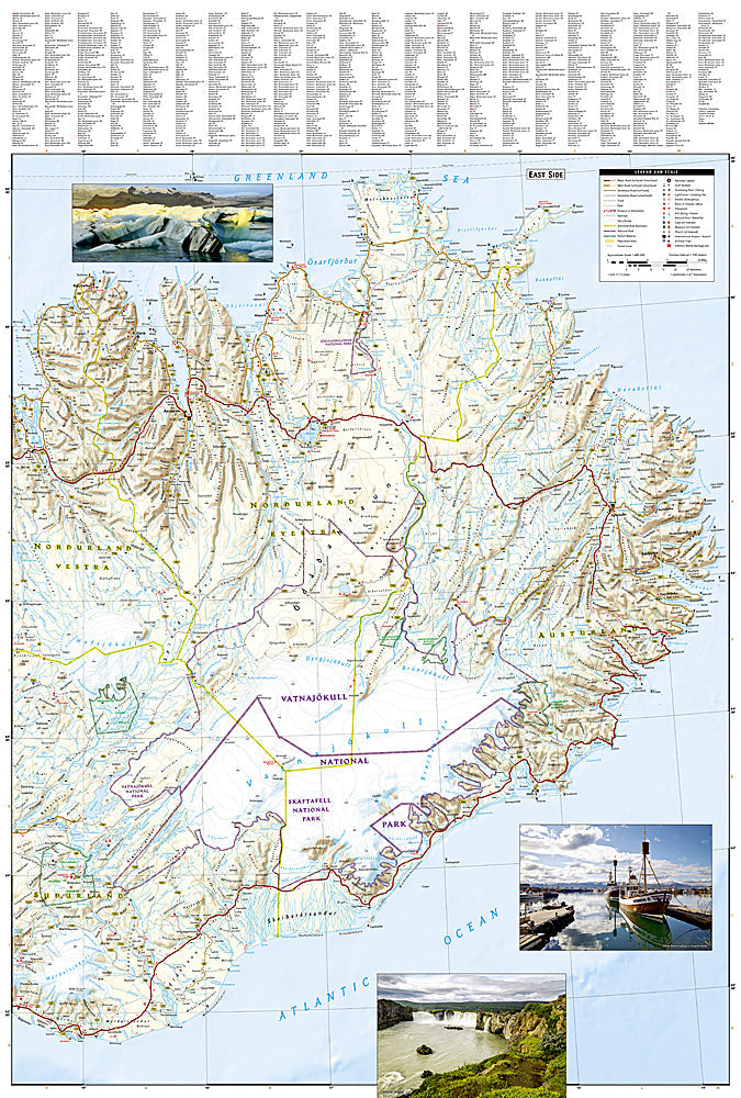 National Geographic Iceland Adventure Travel Map â€“ Nordic Island image 2