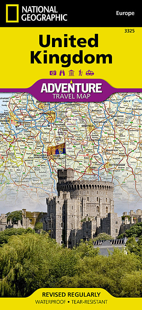 National Geographic Trails Illustrated Map – Adventure United Kingdom Europe image 0