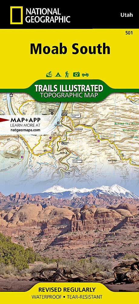 National Geographic Trails Illustrated UT Moab East &amp; West Map Bundle 1020382 image 4