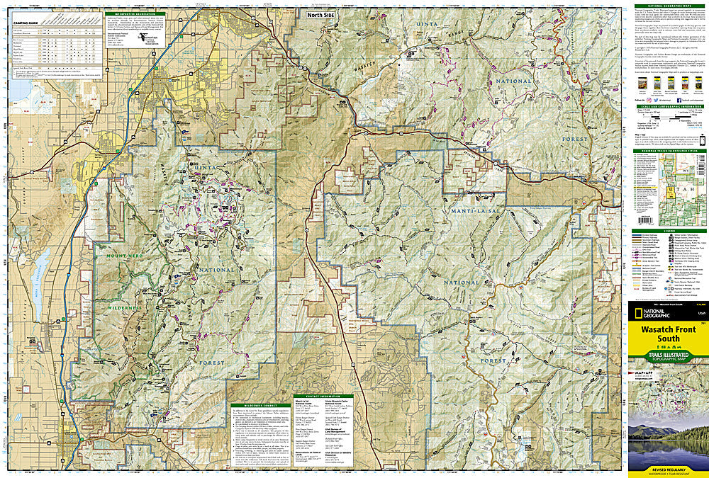 National Geographic Manti-La Sal Nat Forest Map Pack Bundle TI01021252B image 2