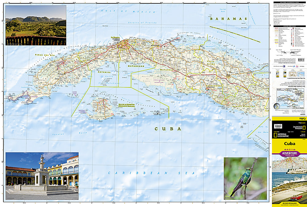 National Geographic Trails Illustrated Map â€“ Adventure Cuba AD00003112 image 1