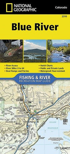 Blue River Fishing &amp; River Recreation Map Guide 2310 image 0