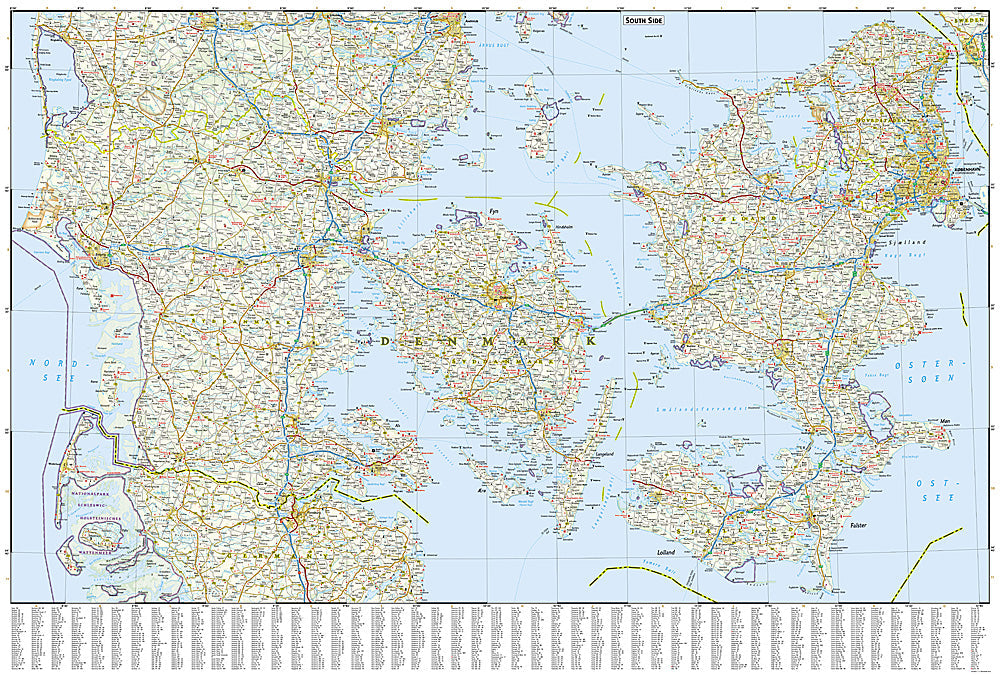 National Geographic Trails Illustrated Map â€“ Adventure Denmark Northern Europe image 2