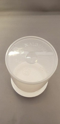 Nalgene 8oz Poly Straight-Side Wide Mouth Storage Bottle/Jar Clear w/White Lid image 2